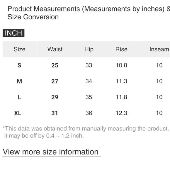 RISEN 2-Button Slouchy Bermuda Long Jean Shorts Pockets sz Large - Picture 8 of 8